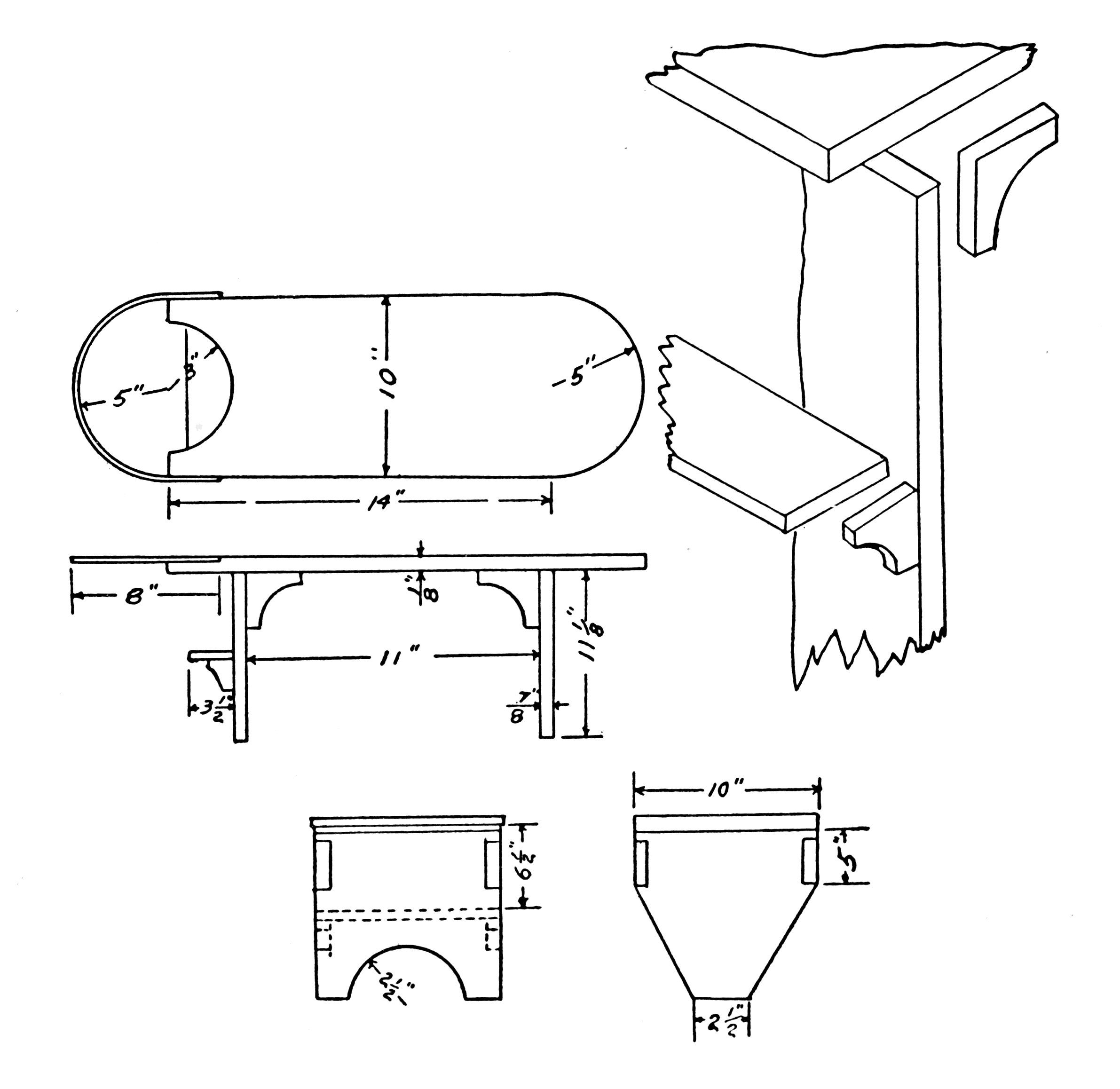 Milking stool plan