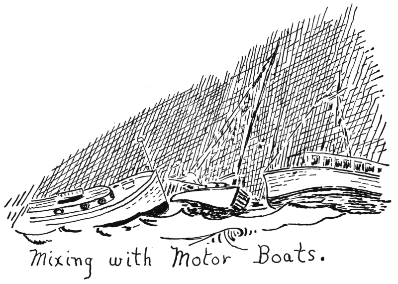 Mixing with Motor Boats.