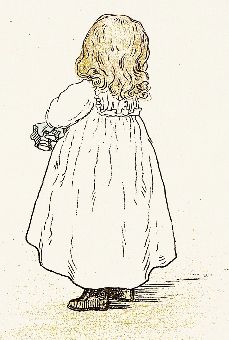 Back view of girl
