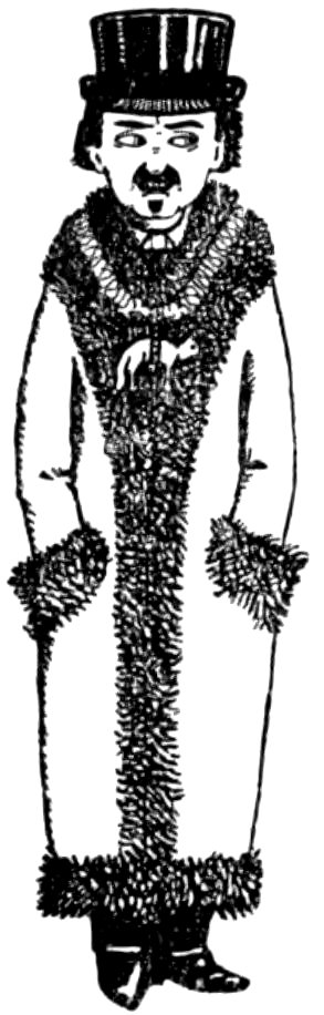 A man wearing a top hat and a long coat trimmed with fur.